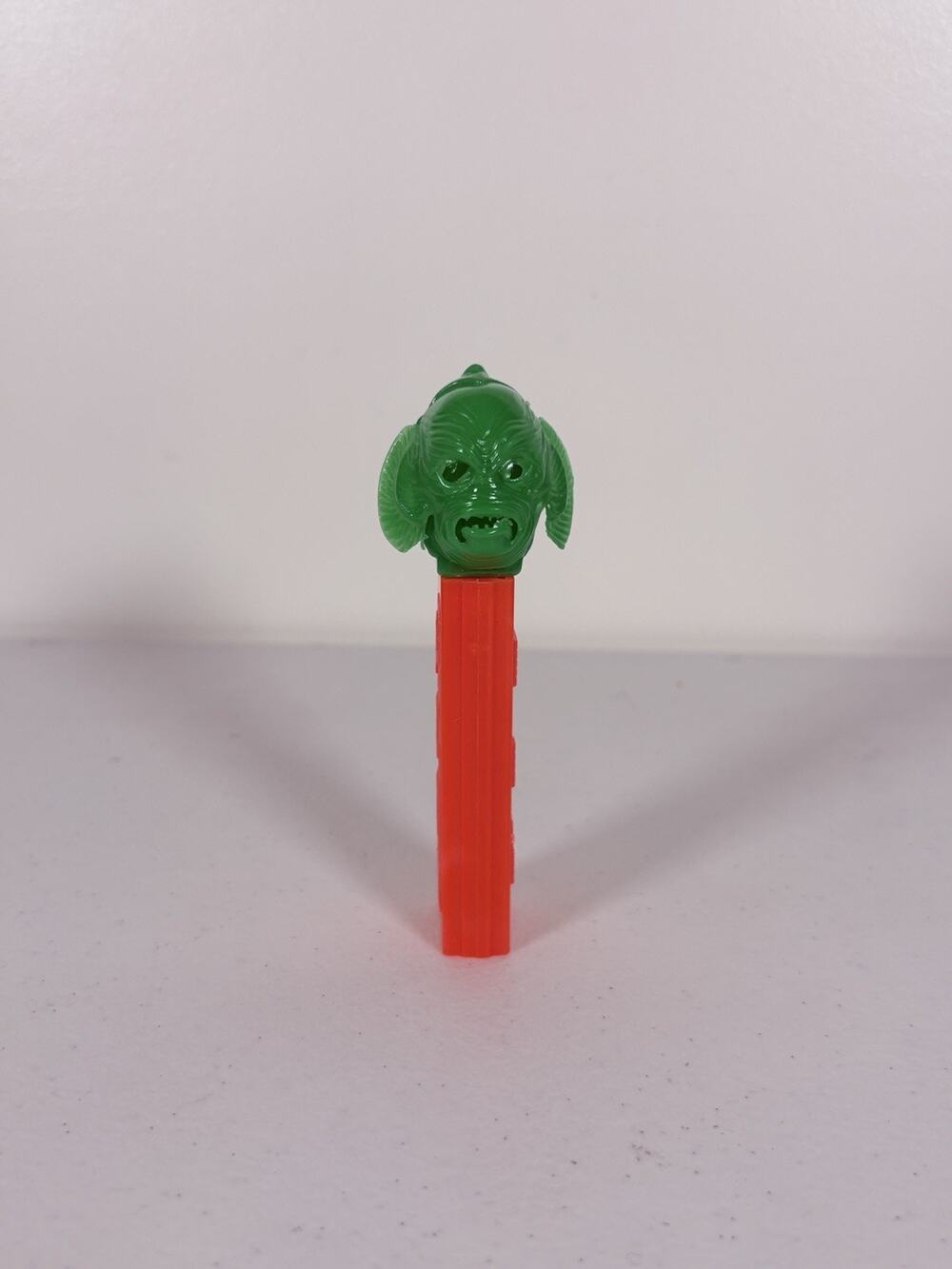 Vtg PEZ Creature from the Black Lagoon Green Head Orange Body No Feet Austria